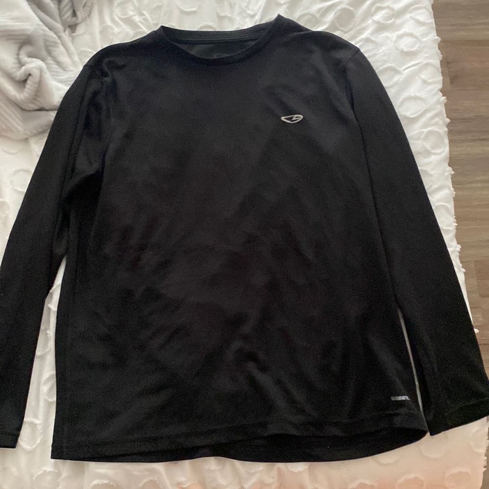 Black Champion workout shirt size M